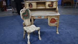 Vintage wood base arm fabric accent chair $65 (miami) pic hide this posting restore restore this posting. Appraisals Antiques Roadshow Pbs