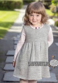 вязаное платье спицами на девочку 3 4 лет схемы Prostoe Plate Spicami Dlya Devochki Ot 2 Do 12 Let Platica Odezhda Dlya Detej Detskie Platya