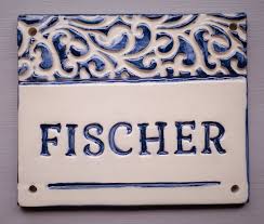 Turschild Aus Keramik Pottery Floral Pattern Hobbies For Women
