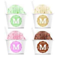 Ice Cream Cup Psd Mock Up Packreate Ice Cream Cup Ice Cream Logo Ice Cream