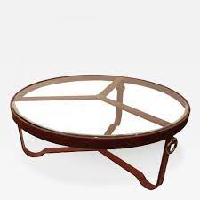 It makes the perfect perch for decorative serving trays or even board games for game nights with friends and family. Jacques Adnet Leather And Glass Cocktail Table Attributed To Jacques Adnet Circa 1950s