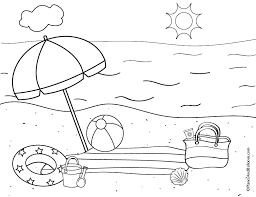 Coloring pages take you and your kids on a journey to an unknown land full of adventure. Free Printable Beach Coloring Page And A Fun Activity Sheet Summer Coloring Pages Beach Coloring Pages Preschool Coloring Pages