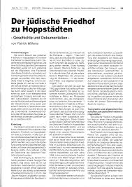 Der iüdische Friedhof