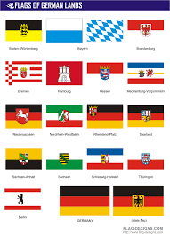 Flags Of German Lands Vector Clipart Vector Images German Flag Germany Flag Flag