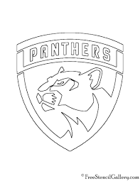 A virtual museum of sports logos, uniforms and historical items. Nhl Florida Panthers Logo Stencil Free Stencil Gallery