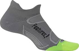 Feetures Elite Light Cushion No Show Tab Socks Size Large