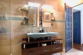 Création salle de bain, pierre naturelle meuble avec vasque miroir avec lumière intégrée. Taille Et Vente De Pierres Naturelles Pres De Montpellier France Pierre