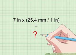 how to convert inches to millimeters 14 steps with pictures