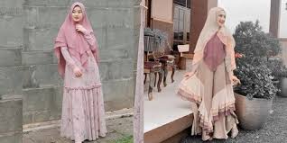 Modern, remaja, anak perempuan, azzahra, lyra virna. 10 Gaya Selebriti Tampil Anggun Kenakan Gamis Tetap Stylish Dan Bikin Adem Kapanlagi Com