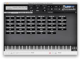 Here are 5 possible meanings. Production Grand Modern Sforzando Production Voices