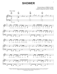 # перевод песни shower (becky g). Becky G Shower Sheet Music Pdf Notes Chords Pop Score Piano Vocal Guitar Right Hand Melody Download Printable Sku 155299