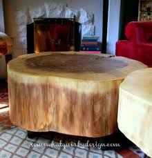 Diy Table From Large Tree Slices Rustic Furniture Large Wood Slices Furniture Plans
