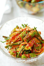 Cucumber Kimchi Oi Kimchi Super Easy Recipe Korean Bapsang Recipe Cucumber Kimchi Cucumber Recipes Kimchi Recipe