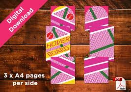 How To Make A Back To The Future Hoverboard Diy Back To The Future Hoverboard Digital Download Print Etsy In 2020 Back To The Future Hoverboard Print