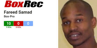 BoxRec: Fareed Samad
