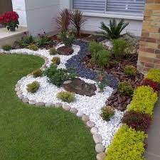 20 Plain Front Yard Landscaping Ideas For Your Garden Space Small Front Yard Landscaping Rock Garden Landscaping Landscaping With Rocks