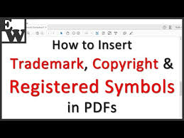 Concannon on 02.08.2019 a trademark is a word, phrase, symbol, design, color, sound, or a combination thereof, that serves to identify the source of goods or services from those of another. How To Insert Trademark Copyright And Registered Symbols In Pdfs