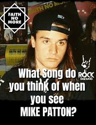 Happy birthday Mike Patton! January 27, 1968: Michael Allan Patton the lead  vocalist of Faith No More is born in Eureka, California, U.S.
