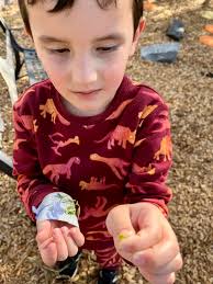 it was the perfect day for a nature walk to collect ”charms” for our Earth  friendship bracelets 🍂🌿🌼🪵☘️🌎 ms. Jillian and i both partook in the fun  as well 💚