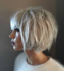 Short hairstyles with bangs that are meant to work on fine hair are all about making it appear fuller. 50 Short Blonde Hair Ideas For Your New Trendy Look In 2021