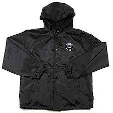 Brixton Oath Hooded Windbreaker Jacket In Stock At Spot Skate Shop