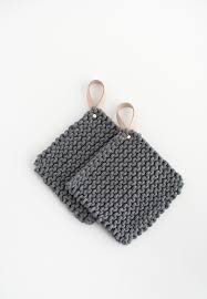 Maybe you would like to learn more about one of these? Diy Knit Potholders Homey Oh My