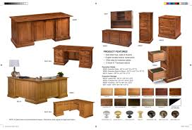 A solid wood credenza for the office is typically a desk placed next to a wall as a secondary work surface to that of another desk, such as a pedestal or executive desk. Archbold Furniture Executive Home Office 6555x American Made Credenza Gill Brothers Furniture Storage Credenzas