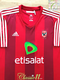 Welcome to al ahly sc official facebook page الصفحة الرسمية للنادى الأهلى‎. 2013 14 Al Ahly Home Football Shirt Old Adidas Soccer Jersey Classic Football Shirts