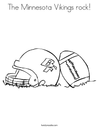 Also, this activity will keep the kids busy at the dinner table. The Minnesota Vikings Rock Coloring Page Twisty Noodle