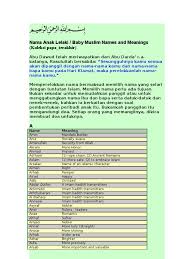 Ia sesuai untuk pasangan yang ingin membuat rujukan nama anak lelaki nanti. Nama Anak Lelaki Muslim Boy Names Kata Dan Frasa Semitik Keyakinan Beragama