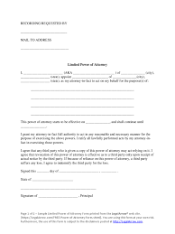 Power of attorney letter sample source: Limited Power Of Attorney Form 37 Free Templates In Pdf Word Excel Download