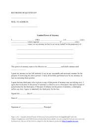 The grantor (also referred to as the donor or principal). Limited Power Of Attorney Form 37 Free Templates In Pdf Word Excel Download