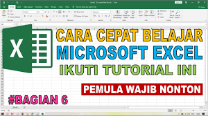 Cara belajar excel dengan cepat. Cara Cepat Belajar Microsoft Excel Untuk Pemula Kupas Tuntas Jenis Penyimpanan File Bagian 6 Youtube