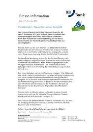 Credit ratings, research and analysis for the global capital markets. Presse Information Bbbank Eg