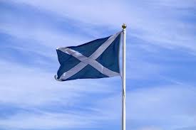 Blue with a white diagonal cross, is the flag of st. 10 Interesting Facts About The Flag Of Scotland Ohfact