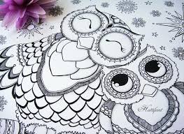 Since the plumages of these birds vary greatly in color and design patterns, it gives children great opportunities for artistic experimentation. Mama And Baby Owl Love Coloring Page Hattifant