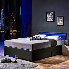 .1.40 bett der 1.40 bett filtern können, die ohne abstriche zu machen zu ihnen passt! Led Doppelbett Lederbett Bettgestell Lattenrost Kunstlederbett Bett Polsterbett