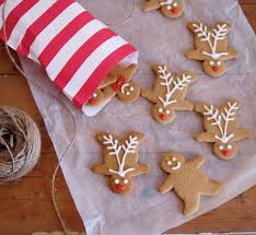 Gingerbread men turned upside down to make cute as a button reindeer!! Recipes Tagged Kids In The Kitchen Bakeclub