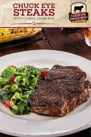 This Recipe For Chuck Eye Steaks With Classic Steak Rub Is The Perfect Steak Dinner Recipe Ma Grilled Steak Recipes Best Beef Recipes Beef Chuck Steak Recipes