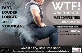 India's 'first' fart competition to be held in Surat. 'Best fartist' will  get a trophy | Trending - Hindustan Times