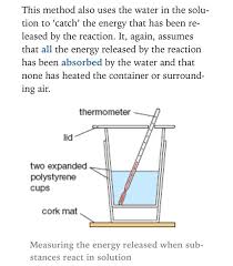 Measuring Energy Release For A Reaction Occurring In Solution Ap Chemistry Exam Ap Chemistry Gcse Chemistry