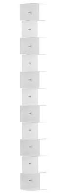 Bestehend aus einer zentralen säule und einer doppelreihe von regalböden. Bucherregal Ptolomeo Von Opinion Ciatti Weiss Made In Design