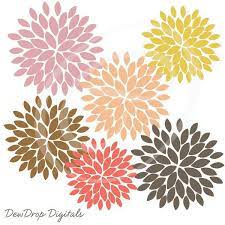 Pin By Heather Valtee On Dahlia In 2020 Flower Stencil Clip Art Digital Clip Art