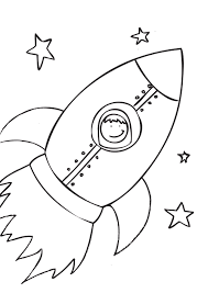 Rocket Clipart Coloring Space Coloring Pages Printable Rocket Ship Printable Rocket