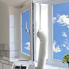 Venting your portable air conditioner through a casement window is a little more of a challenge than a sliding window. Ac Window Seal Portable Universal Window Kit For Mobile Air Conditioner Unit And Tumble Dryer 400cm 158inch Hot Air Stop Air Exchange Guards With Zip And Adhesive Fastener Amazon Co Uk Diy Tools