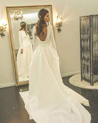 Beautiful Wedding Dresses Carefully Selected To Inspire The Bride Wedding Dress Sleeves Wedding Dress Long Sleeve Backless Wedding