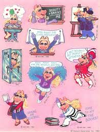 Miss Piggy S School Stickers The Muppet Show Muppets Miss Piggy