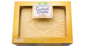 I cut stencils for the tail, the body, and the neck/head out of parchment and tetrised them onto the half sheet. Asda Is Selling A Giant Custard Cream Cake For Less Than A Tenner Berkshire Live