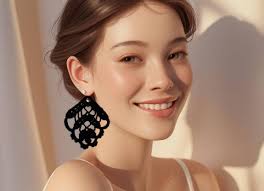 Crochet Lace Earrings Pattern: Flower Leaf Wedding Jewelry (PDF Pattern)