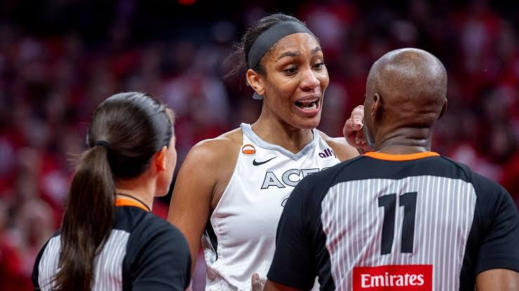 Wilson's interior dominance fueled the Aces, AI generated
